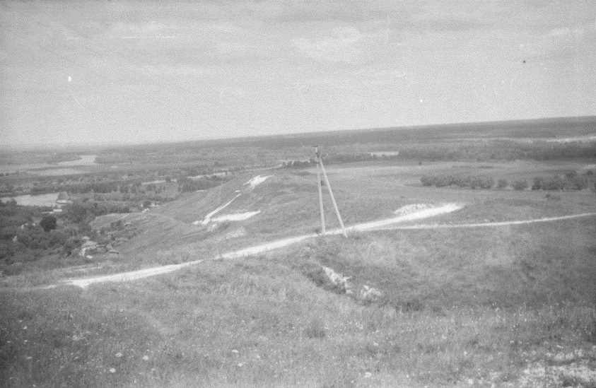 Большое Борщевское городище. Фото В.Н.Ковалевского. 1994год